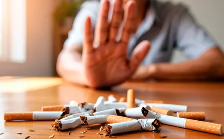 Жест отказа от сигарет